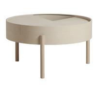 Arc Coffee Table Ø 66 cm Woud Ash white pigmented - 5712800013634