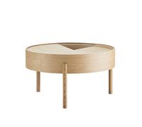 Arc Coffee Table Oiled Oak Ø66