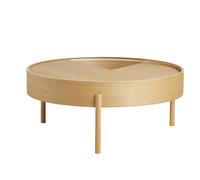 Arc Coffee Table Oiled Oak Ø89