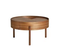 Arc Coffee Table Walnut Ø66