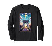 Arc De Triomphe and France Paris Long Sleeve T-Shirt