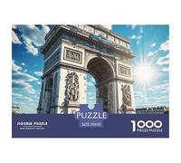 Arc De Triomphe, France 1000 Pieces Premium Jigsaw Building Age 3+ Cool Collage Effect, Home Decoration, Educational, Challenging 70x50cm/1000pcs