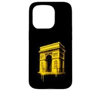 Arc de Triomphe Graffiti Landmark Artwork Case for iPhone 15 Pro