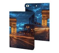Arc De Triomphe in Paris France Stylish Tablet Case Leather Protective Cover Compatible with IPad/ipad Mini 1/2/3/4/5 (7.9in)
