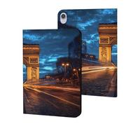 Arc De Triomphe in Paris France Stylish Tablet Case Leather Protective Cover Compatible with IPad/ipad Mini6 (8.3in)