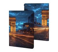 Arc De Triomphe in Paris France Stylish Tablet Case Leather Protective Cover Compatible with IPad/ipad 2019/2020/2021(10.2in)