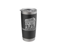 Arc De Triomphe Line Art Paris Stainless Steel Insulated Tumbler
