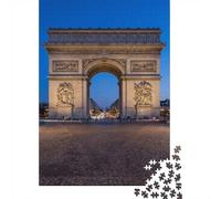 Arc De Triomphe Paris 1000 Piece Jigsaw As A Gift Mental Relaxation Birthday Present for Mum Senior Leisure Enthusiasts 52x38cm/1000pcs