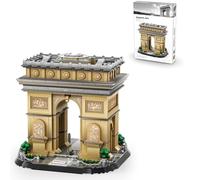 Arc de Triomphe, Paris Architecture Building Set, 1377 PCS Creative French Landmark Building Blocks Toy Model, Architecture Collection Home Office Decor, Gift for History Lovers