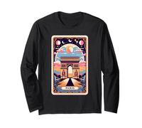 Arc De Triomphe Tarot Card and Group Paris Long Sleeve T-Shirt