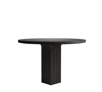 Arc Dining Table Ø120 Coffee Black/Oak