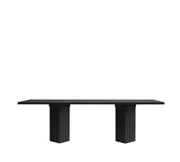 Arc Dining Table L250 Coffee Black/Oak