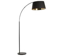 Arc Floor Lamp Black and Copper YABUS