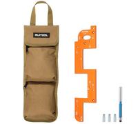 Arc Grooving Auxiliary Tool, Aluminum Alloy Double Arc Handle Slotting Mold Easy to Use for Precise Wood Grooving Shaping