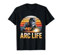 Arc Life Welding Welder Fabrication Sparks Value Graphic T-Shirt