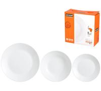 Arc Luminarc Zelie White Opal 18-Piece Dinnerware Set