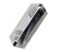 Arc Marking Tool, Arc Marking Ruler, Construction Tool Stainless Steel Right Angle Tracer, Parallel Ruler for Construction Tool 90 Degree Folding Ruler, Dessi Tool