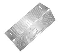 Arc Marking Tool - Practical Function, Angle & Arc Marking Tool, Angle Finder Scribe Tol | Stainless Steel,Construction Toll Parallel Ruler, 90 Degree Folding Ruler, Multi-Function Parallel Drawing