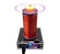 Arc Plasma Loudspeaker Desktop Toy, Arc Plasma Generator, Artificial Lightning, Generator Teaching Experiment Tool, Music Solid State Coil Artificial