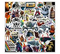 Arc Raiders Stickers Pack 50Pcs Sci Fi Game Aesthetic Stickers for Laptop Water Bottle Phone Skateboard Travel Case Vinyl Waterproof Gaming Decor