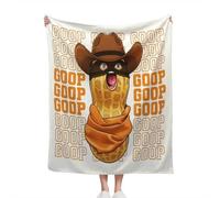 Arc Raiders The Burnt Peanut Goop Meme BlanketLightweight Throw Blanket Flannel Fleece MicrofiberPlush Bed Blanket Super Soft Blanket for All-SeasonTravel Camping Home Rug 40 * 50 inch