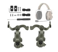 Arc Rail Adapter for Helmet - 360° Rotating Headphone Mount Clip, Tactical Side Rail Audio Bracket for Helmet Headset | Secure Quick Release Adapter for ARC Rail Systems Communication Gear