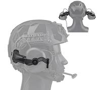 ARC Rail Adapter Headset Accessories, OPS-Core Side Rails, Side Mount Headphone Stand, for Earmor And AQzxdc Tactical Headsets,Black