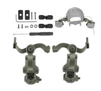 ARC Rail Headset Adapter, Rotating Helmet Mount, Multi Mount Clip, Adjustable Headphone Rail Holder with Secure Locking System, Audio Adapter for or I