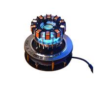Arc Reactor MK1 Magnetic Levitation Model, 1:1 DIY Floating and Spinning in Air LED Tech Desk Ornament, Creative Home Decor - Gen 1