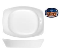 Arc Rectangular Baking Dish Without Handles, 37X28 Cm White