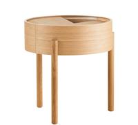 Arc Side Table Oak oiled Ø 42 cm Woud