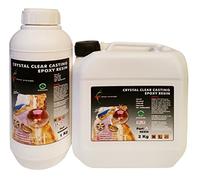 ARC TABLE TOP CLEAR CASTING EPOXY RESIN 3KG A+B SET - Clear Table Top Epoxy Resin Coating And Casting Jewelry Making, River Table, Countertop, Cheeseboard, Tumbler - UV Resistant…