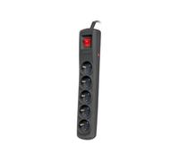 ARC5 POWER STRIP 5M 5X 230V PL BLACK ARC5/50/CZ