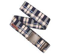 Arcad Plaid A2 Stretch Belt - Navy/Oat, One Size