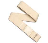 Arcade Belt Atlas A2 Elastic Stretch Belt: Heavy Duty Elastic Webbing, Non-Metal Travel Friendly Buckle - Khaki, One Size