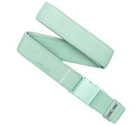 Arcade Belts A2 Slim Adventure Belt: Heavy Duty Stretch, Metal Free Buckle, Atlas - Mint, Standard (Up to 40"); 1.25" Slim Width