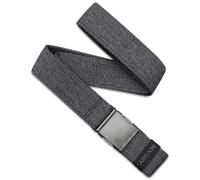 Arcade Belts A2 Unisex Adventure Belt: Heavy Duty Stretch, Metal Free Buckle, Atlas - Heather Black, Standard (Up to 40"); 1.5" Wide