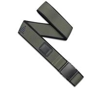 Arcade Belts A2 Unisex Adventure Belt: Heavy Duty Stretch, Metal Free Buckle, Blackwood - Ivy - Green/Black, Standard (Up to 40"); 1.5" Wide