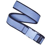 Arcade Belts A2 Unisex Adventure Belt: Heavy Duty Stretch, Metal Free Buckle, Carto - Sky/Navy, Standard (Up to 40"); 1.5" Wide