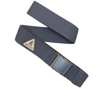 Arcade Belts A2 Unisex Adventure Belt: Heavy Duty Stretch, Metal Free Buckle, Treeple - Charcoal, Standard (Up to 40"); 1.5" Wide