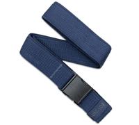 Arcade Belts A2 Youth Unisex Adventure Belt: Heavy Duty Stretch, Metal Free Buckle, Atlas - Navy, One size fits most, up to 32" (81.3cm)