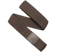 Arcade Belt Atlas A2 Elastic Stretch Belt: Heavy Duty Elastic Webbing, Non-Metal Travel Friendly Buckle - Medium Brown, One Size