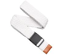 Arcade Belts Futureweave Braided Woven Stretch Belt, White, One Size