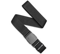 Arcade Belts Mens Explore Belt, Stretch Webbing for Max Comfort & Custom Fit, Metal-Free Buckle, Machine Washable Travel Belt, Black, Standard (Up to 40"); 1.5" Wide