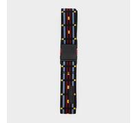 Arcade Belts Unisex Keyah Slim Belt, Black/Sky One Size