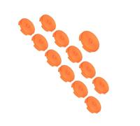 Arcade Button Cover, Frosted 12pcs Mechanical Push Button Cover for Switches (Orange)