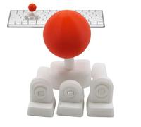 Arcade Cap Set, Joystick Keycaps Pack, 2.6x1.97x2.52in 3D Printed Controller Tops with Precision Fit, Retro Gamings Button Cover System, Sturdy Esports Style Design Kit, Gamings Use for Practice Play