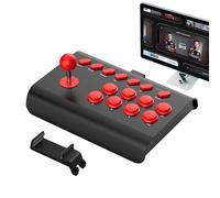 Arcade Combat Controller with Joystick - Turbo/Macro Function | PC Arcade Game Accessories, Perfect for , Teken, Retro Games, Fights and Experiences [Windows]