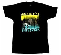 Arcade Fire Reflektor Mens Black T Shirt Arcade Fire Tee