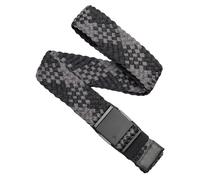 Arcade The Futureweave Unisex Vapor Belt, 4 Way Stretch Webbing, Non-Metal Travel Friendly Buckle, Black/Charcoal, Taglia unica